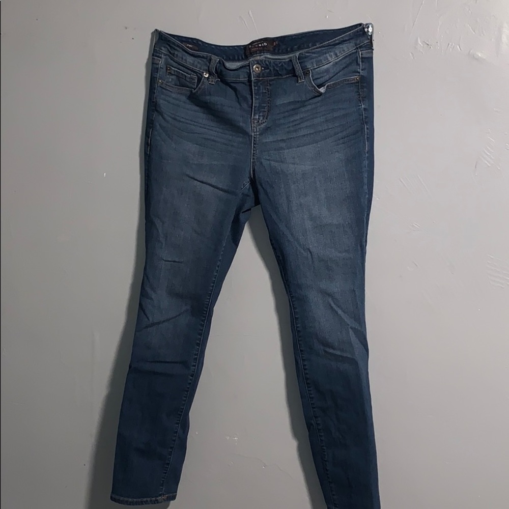 torrid blue skinny jeans